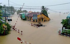 Tạm dừng chạy tàu khách từ Hà Nội đến Đông Hà vì mưa lũ