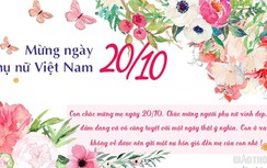 Lời chúc 20-10 ngọt ngào ý nghĩa dành tặng người phụ nữ thân yêu nhất