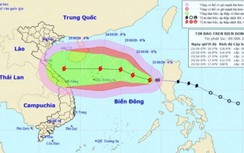 Bão số 8 đổ bộ đất liền vào cuối tuần này, Hà Tĩnh nằm trong tâm bão