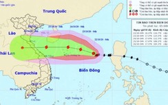 Bão số 8 tăng cấp, vùng vẫy trong Biển Đông