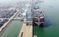 Đón "siêu tàu" container, cảng Cái Mép vượt công suất thiết kế