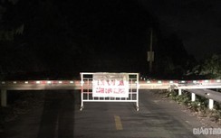 Cấm đường, gia cố mái taluy QL14G qua Đà Nẵng phòng bão số 9