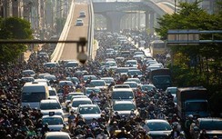 Hà Nội: Thông xe đường VĐ2 trên cao, Ngã Tư Sở tắc càng thêm tắc