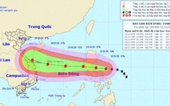 Bão số 13 - Vàm Cỏ đang mạnh lên, Quảng Trị - Quảng Ngãi mưa lớn