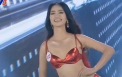 Bikini đỏ rực sân khấu, thân hình "bỏng rẫy" của top 15 Hoa hậu Việt Nam