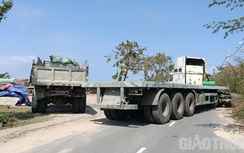 Xe tải trọng lớn lập bến đỗ "bủa vây" trục đường đô thị Đà Nẵng