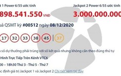 Kết quả xổ số Vietlott 8/12: Tối nay, 5 người bất ngờ cùng trúng thưởng