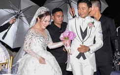 Đám cưới Quý Bình và CEO công ty bất động sản: Vì sao phải che dù