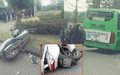 Hà Nội: Tai nạn với xe buýt, thanh niên đi xe máy tử vong thương tâm