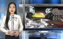 Video TNGT ngày 30/12: Tài xế xe tải mắc kẹt trong cabin sau va chạm