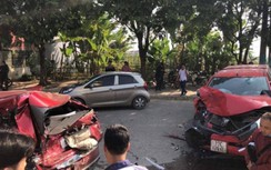 Ô tô đâm liên hoàn ở Phú Thọ, 1 người tử vong, 3 người nhập viện