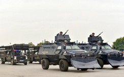 Dàn xe đặc chủng cùng 6.000 công an, quân đội xuất quân bảo vệ Đại hội Đảng