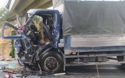 Xe tải đâm đuôi xe bồn ở cao tốc Hà Nội - Hải Phòng, lái xe tử vong tại chỗ