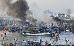 Cháy 3 tàu cá sáng mùng 3 Tết, thiệt hại hơn chục tỷ đồng