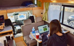 Công ty Nhật phát triển "văn phòng di động" trên những chiếc minibus