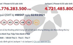 Kết quả xổ số Vietlott 2/3: Tìm người trúng giải khủng gần 83 tỷ đồng