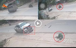 Video: Sang đường ẩu, người đàn ông bị ô tô bán tải tông văng xa