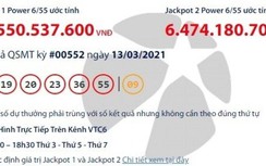 Kết quả xổ số Vietlott 13/3: Tìm người trúng giải độc đắc gần 100 tỷ đồng