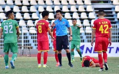 Trọng tài Việt nguy cơ nhận án phạt vì xử nhẹ thủ môn ăn mừng khiêu khích
