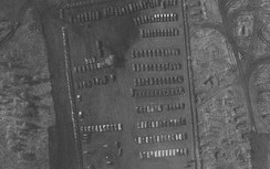 Lộ quy mô trại dã chiến của Nga gần Ukraine qua bức ảnh chụp từ không gian