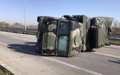 Tên lửa phòng không Pantsir-S1 gặp tai nạn gây tắc đường ở thủ đô Serbia