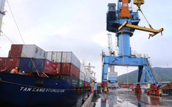 Cảng quốc tế Lào - Việt đón chuyến tàu container đầu tiên