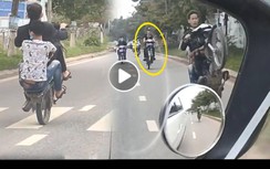 Video: Nhóm thanh niên bốc đầu đoạn cầu vượt cao tốc Nội Bài - Lào Cai
