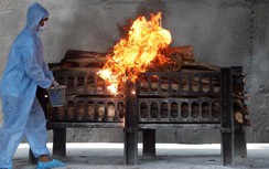Lò thiêu tan chảy vì đốt quá nhiều xác chết ở Ấn Độ
