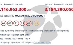Kết quả xổ số Vietlott 24/4: Tìm người may mắn trúng hơn 46 tỷ