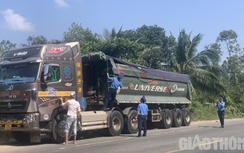 Thanh tra "dàn trận" xử lý xe quá tải, quá khổ ở Đà Nẵng-Quảng Nam
