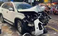 Video: Cận cảnh nữ tài xế ô tô mất lái gây tai nạn liên hoàn