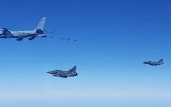 Máy bay Su-30 Nga "đánh chặn" 3 máy bay quân sự của Pháp trên Biển Đen