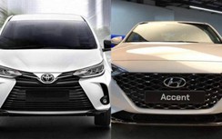 Toyota Vios cạnh tranh quyết liệt Hyundai Accent, quyết trở lại ngôi vương