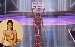 Hoa hậu chống chính quyền quân đội Myanmar gửi thông điệp ở Miss Universe