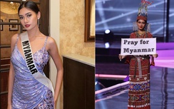 Hoa hậu Myanmar hoang mang sau lời kêu gọi ở Miss Universe