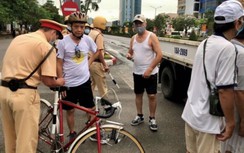 Hải Phòng: Xử phạt 16 người đi xe đạp tập thể dục vi phạm giao thông