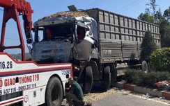 Quảng Nam: Tai nạn giữa xe tải chở gỗ dăm và xe máy, 1 người tử vong