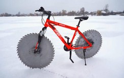Phép màu giúp chiếc xe đạp vô tư đi trên băng tuyết