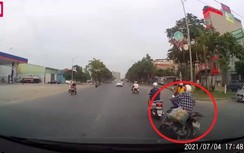 Lái xe máy gặp nạn vì thiếu quan sát