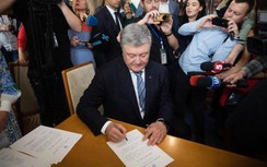 Cựu Tổng thống Ukraine Poroshenko hứa sẽ lấy lại Crimea từ Nga trong 1 năm