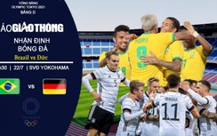 Nhận định, dự đoán kết quả U23 Brazil vs U23 Đức, bảng D Olympic 2021