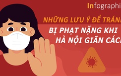 Những lưu ý để tránh bị phạt nặng khi Hà Nội giãn cách