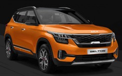 Kia Seltos bản nâng cấp có logo mới đầu tiên ra mắt tại Việt Nam