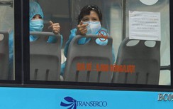 Hình ảnh Hà Nội huy động xe buýt đưa người đi cách ly