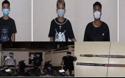 Nhóm cướp "nhí" vác dao, kiếm chặn người đi đường cướp tài sản giữa Hà Nội