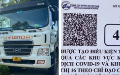 Phát hiện xe tải dùng giấy chứng nhận QR Code giả luồng xanh vào thành phố