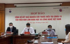 Bất thường TPCN trùng tên thuốc thử nghiệm điều trị Covid-19 VIPDERVIR