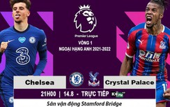 Nhận định, dự đoán kết quả Chelsea vs Crystal Palace, vòng 1 Ngoại hạng Anh