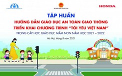 Honda Việt Nam tập huấn hướng dẫn giáo dục ATGT cho giáo viên mầm non