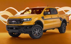 Cận cảnh Ford Ranger phiên bản màu cam lạ mắt